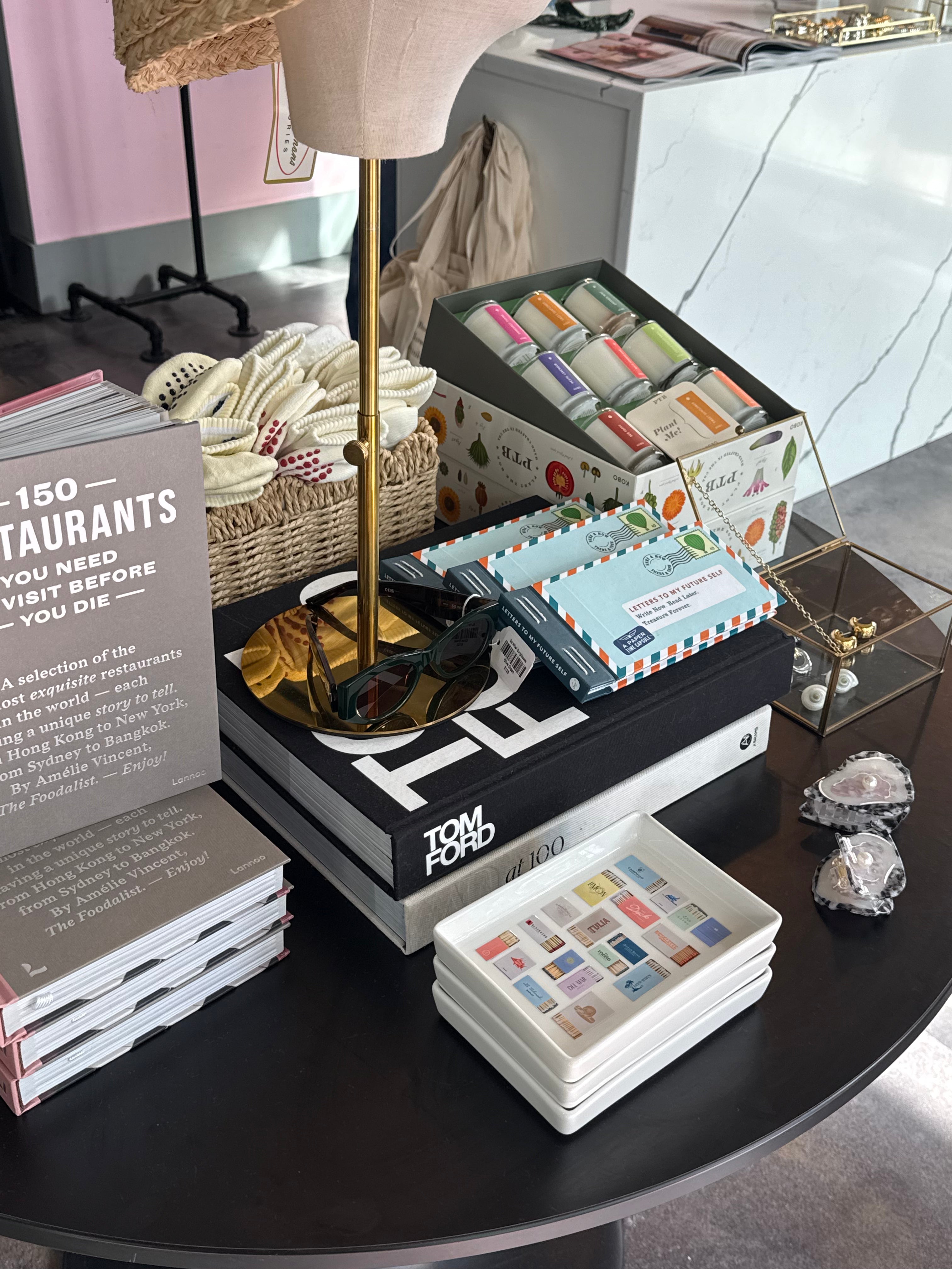 Naples Trinket tray with local matchboxes.
