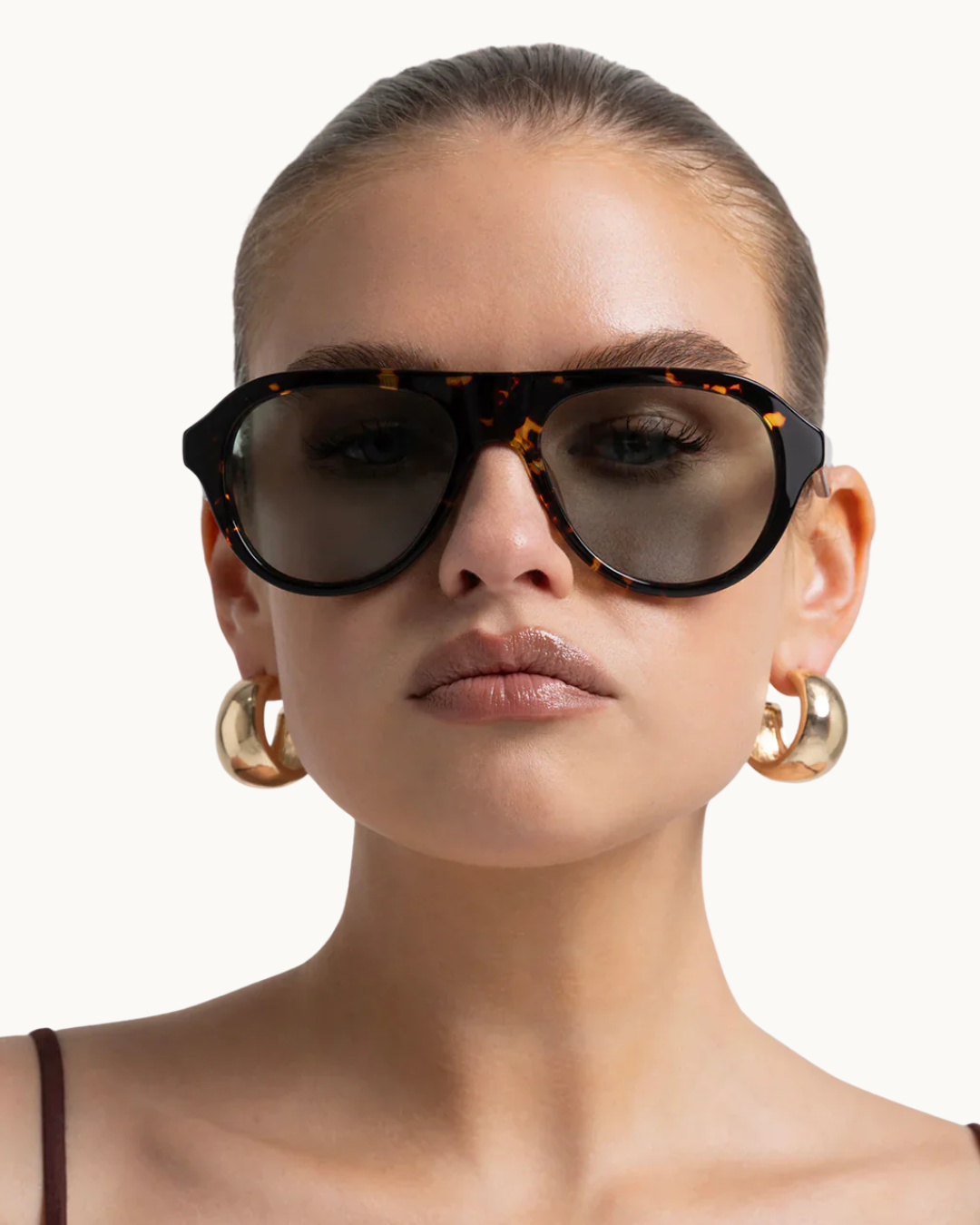 The Riley Oversized Aviator Sunglasses