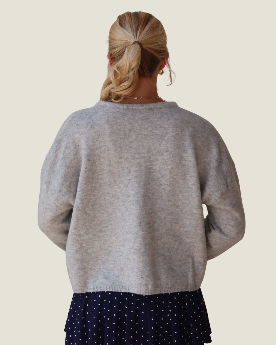 Naples Polo Club Knit Oversized Henley Sweater