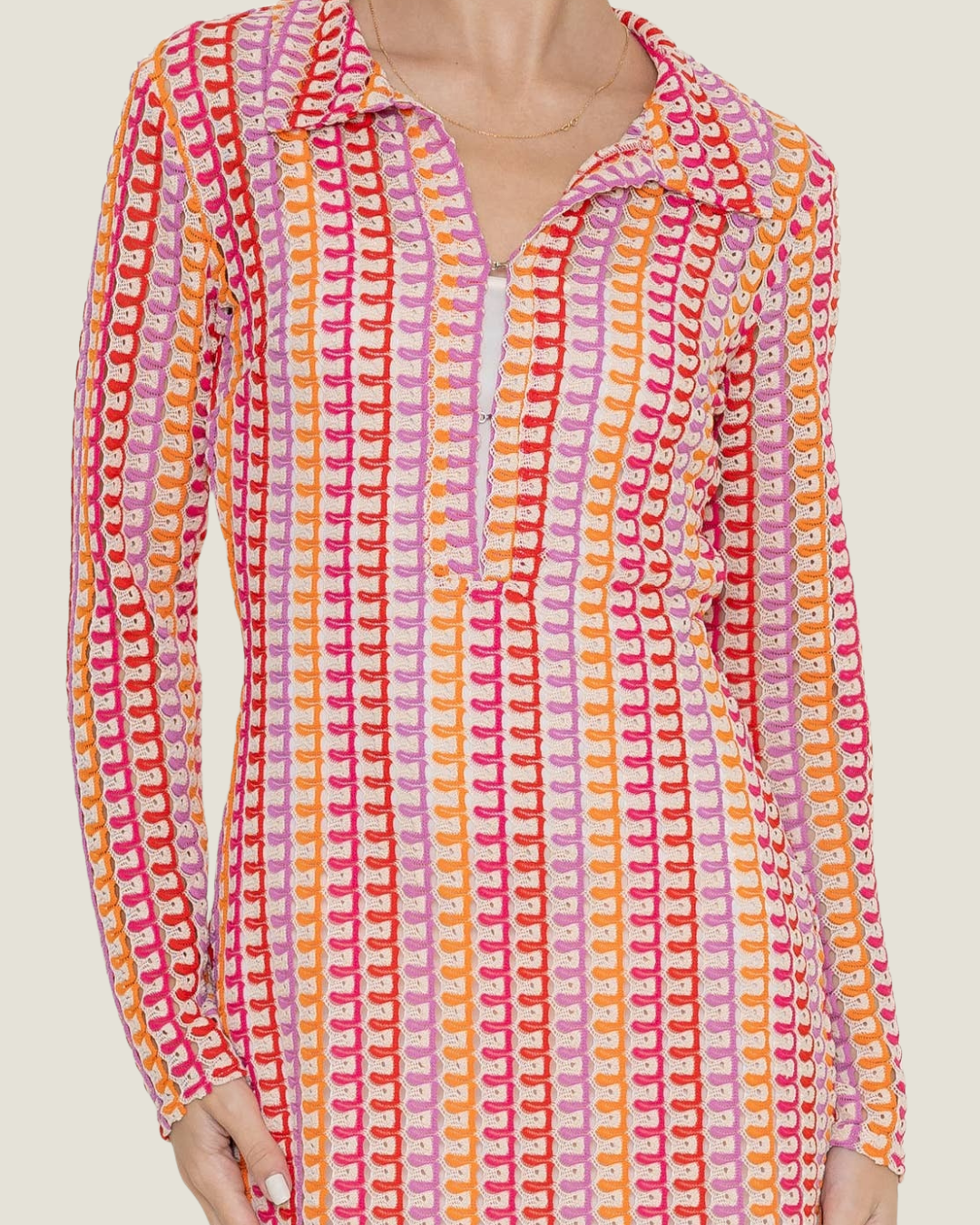 Lucia Mini Retro Knit Cover-Up