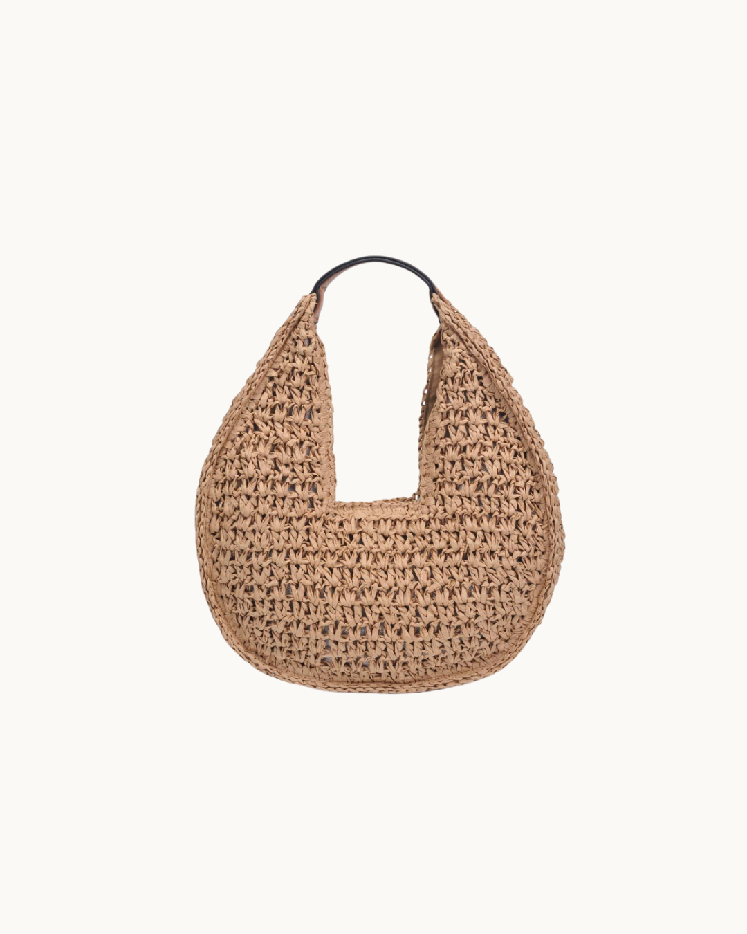 The Marie: Natural Tan Rattan Purse