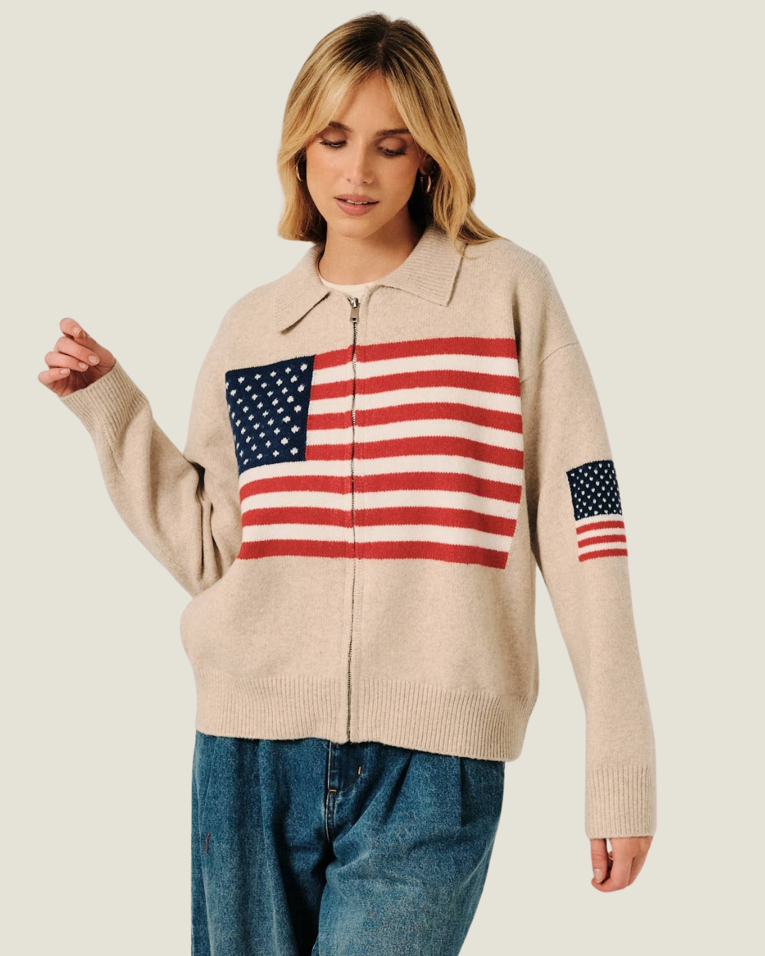 Sconset Heritage Zip Cardigan