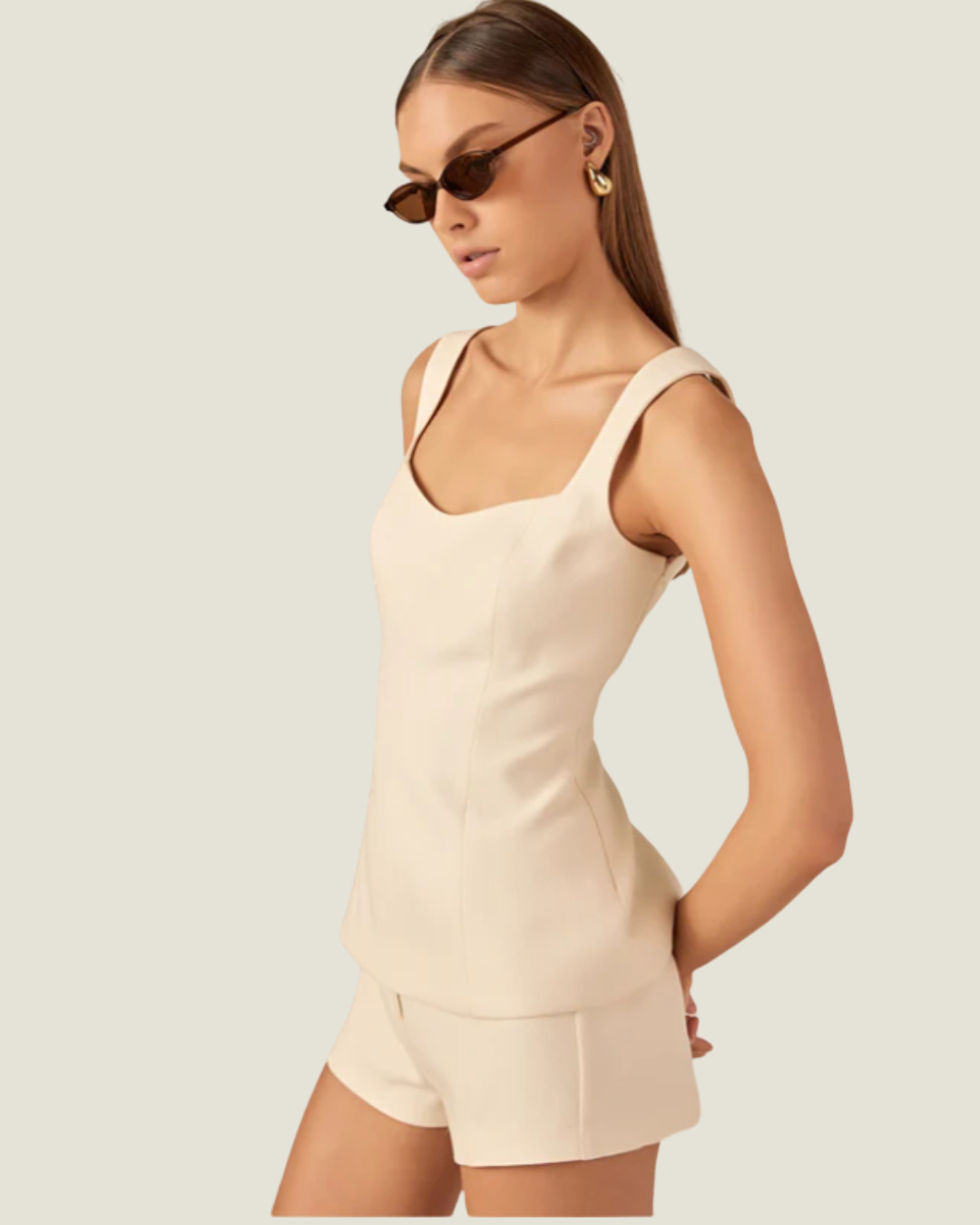 Lana Low Mid-Rise Micro Shorts