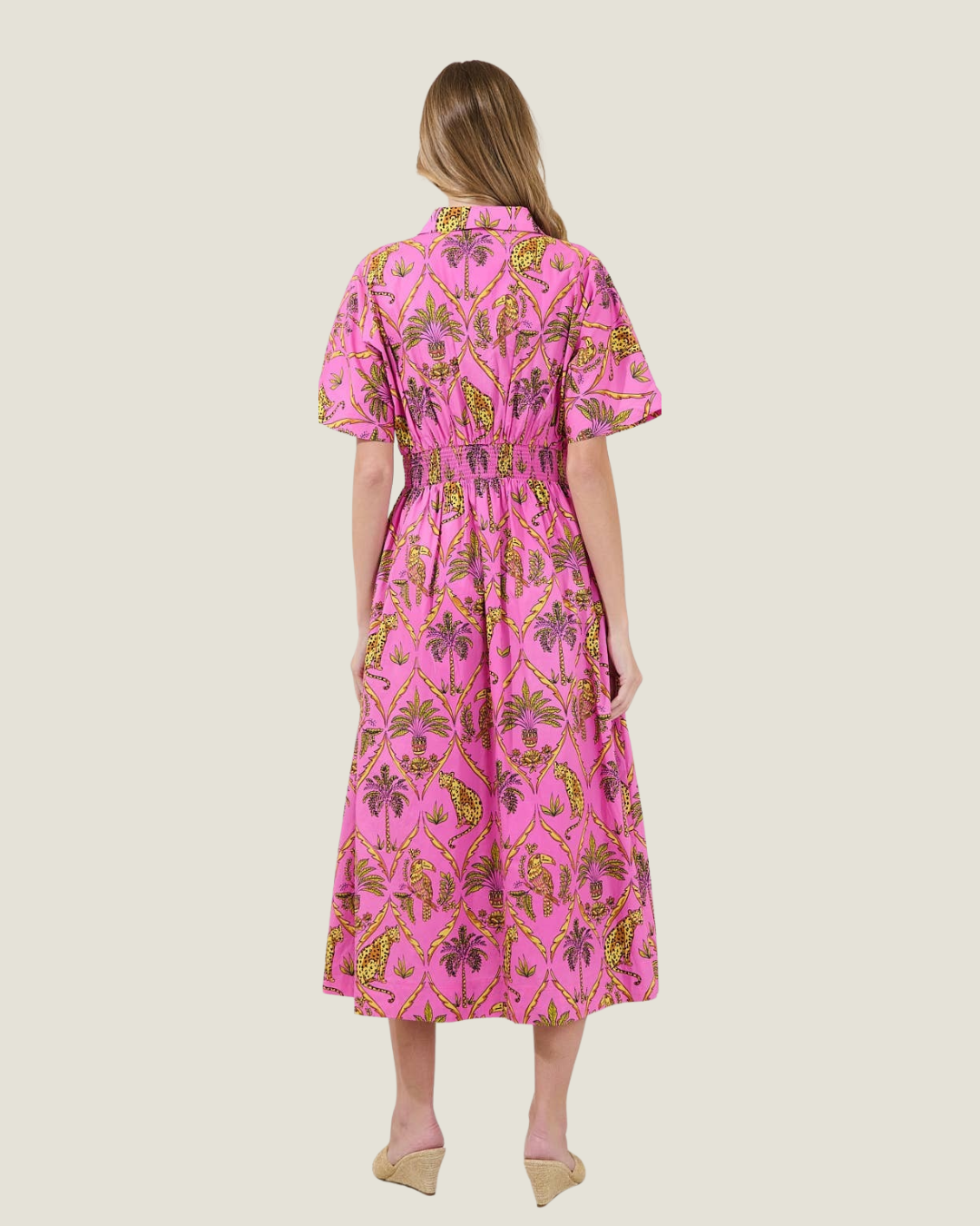 Susannah Pleated Midi Dress