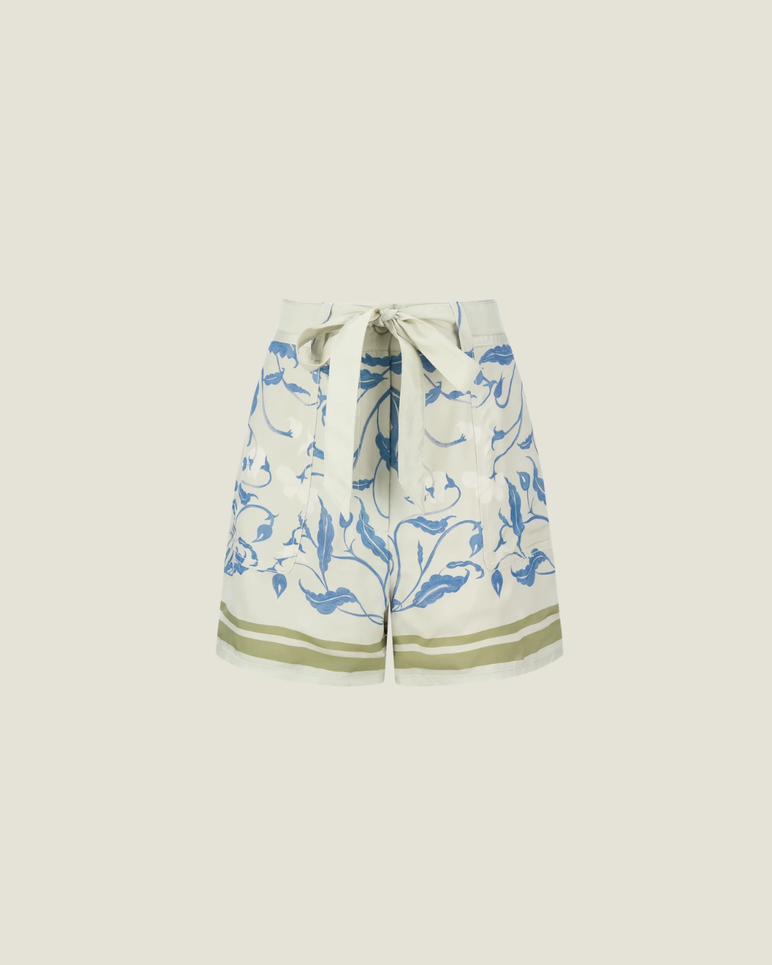 Peyton Floral Tie Waist Shorts