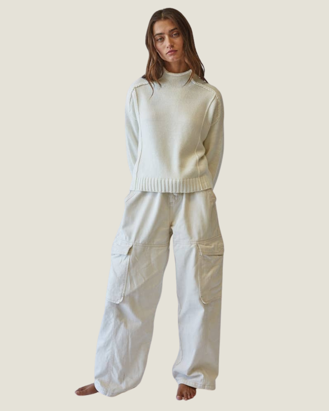 Catherine Mock Neck Sweater