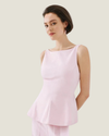 Stella Peplum Bow Top