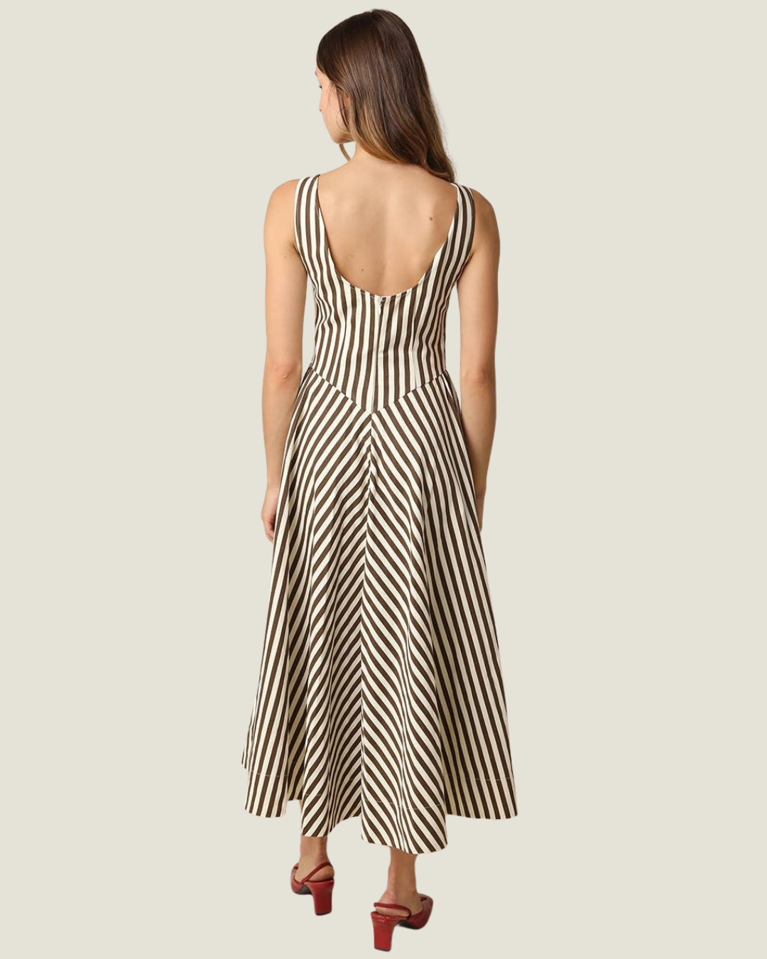 Caroline Stripe Maxi Dress