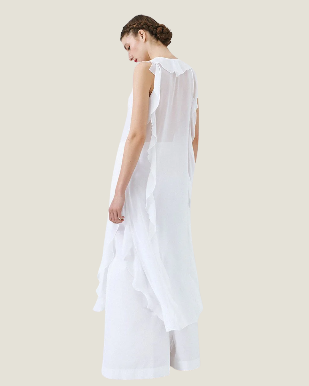 Iris Draped Coverup