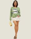 Dianna Fish Embroidered Knit Sweater