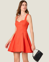 Alessia Structured Sweetheart Mini Dress