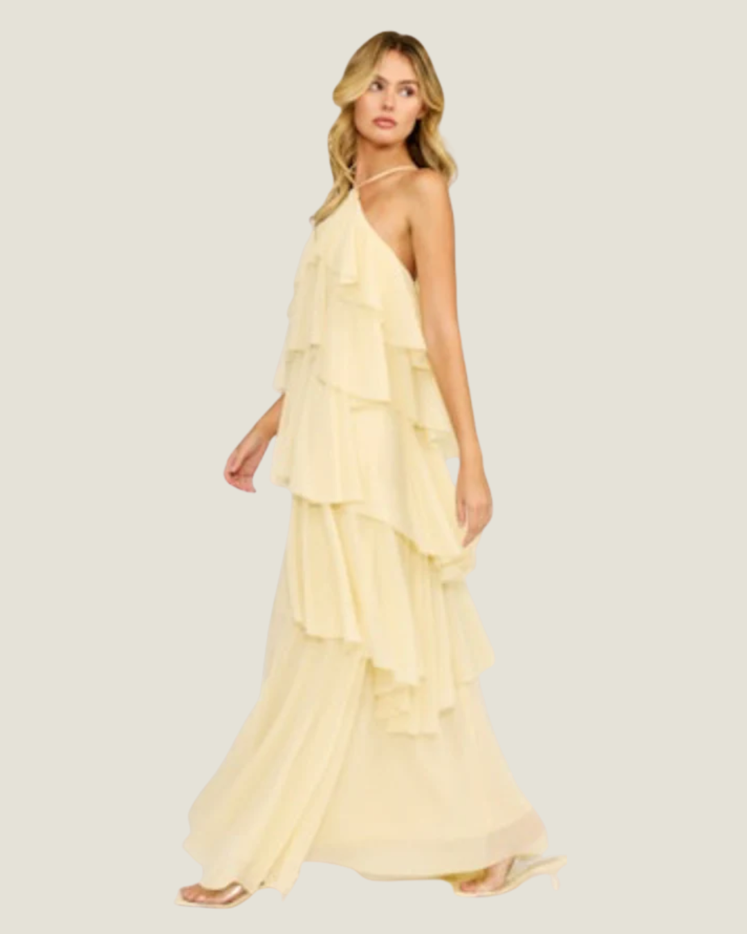 Emery Ruffle Maxi Dress