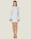 Rowan White Structured Shirt Dress