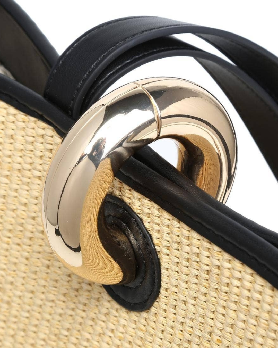 Raelynn Tote Natural Black