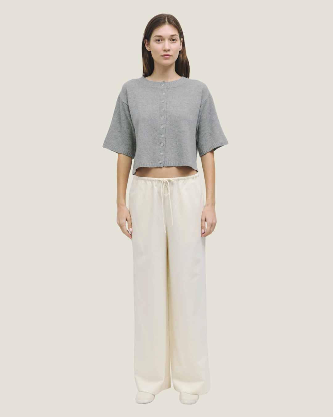 Stacey Short Sleeve Knit Cardigan