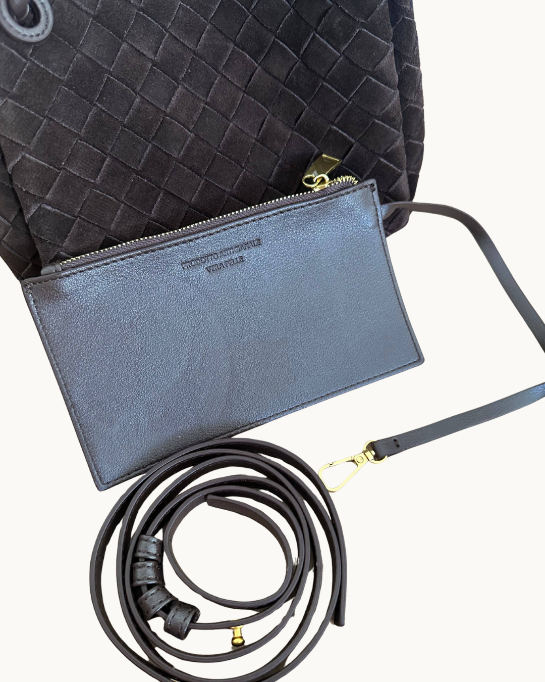 Isabella Suede Bucket Bag