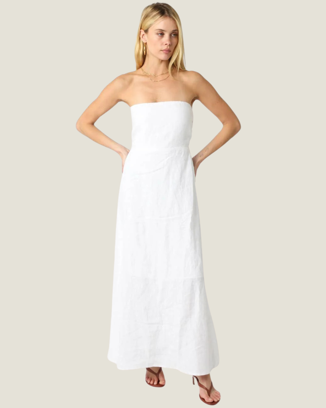 Irise Linen Maxi Dress