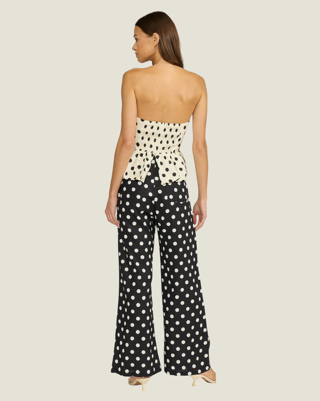 Ariana Strapless Peplum Blouse