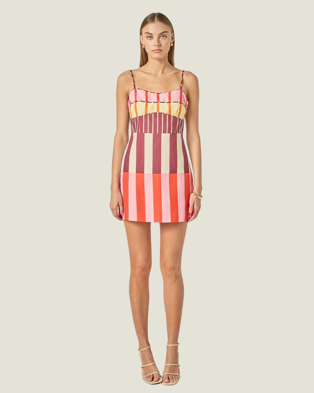 Piper Mixed Stripe Mini Dress