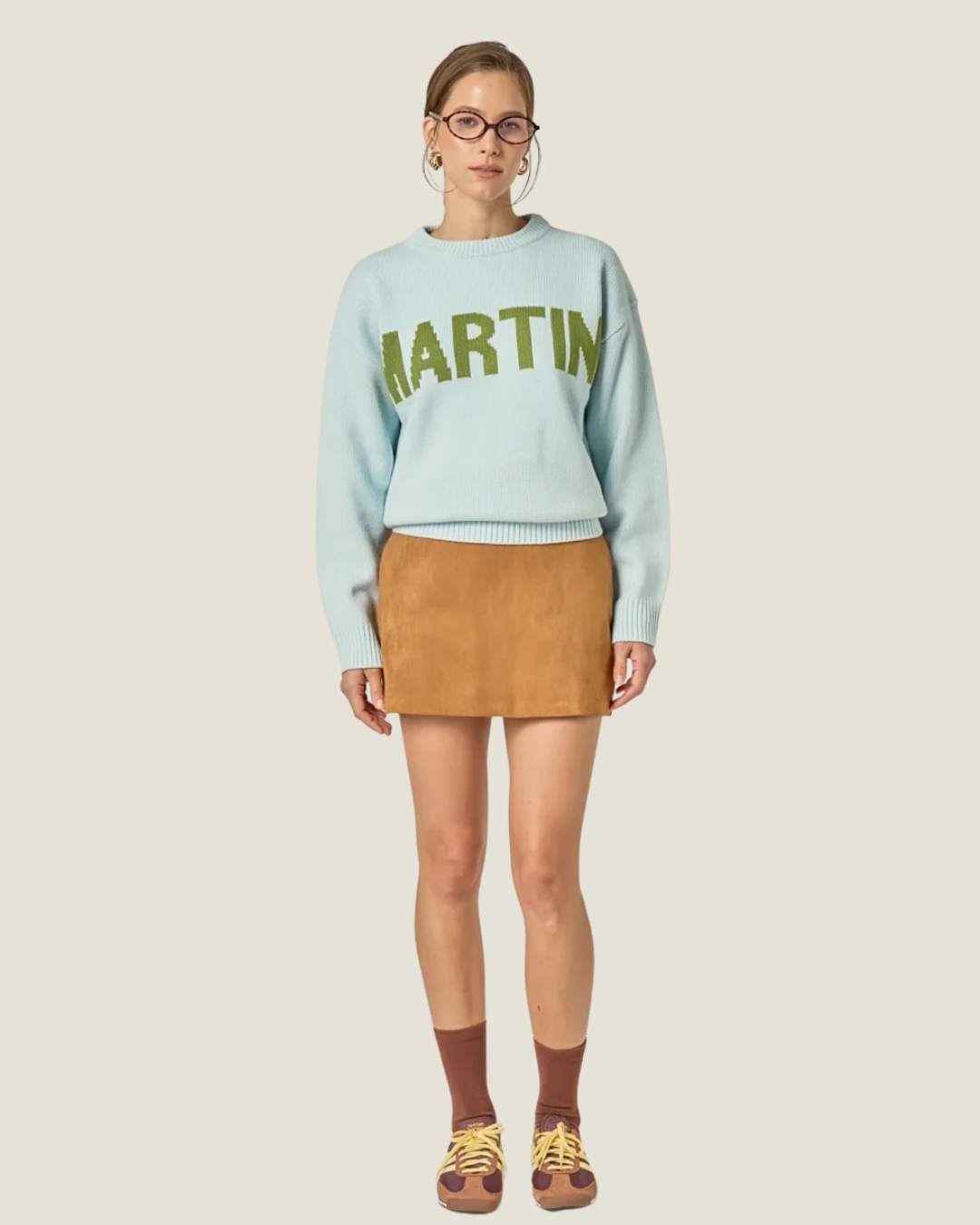 Martini Crewneck Statement Sweater