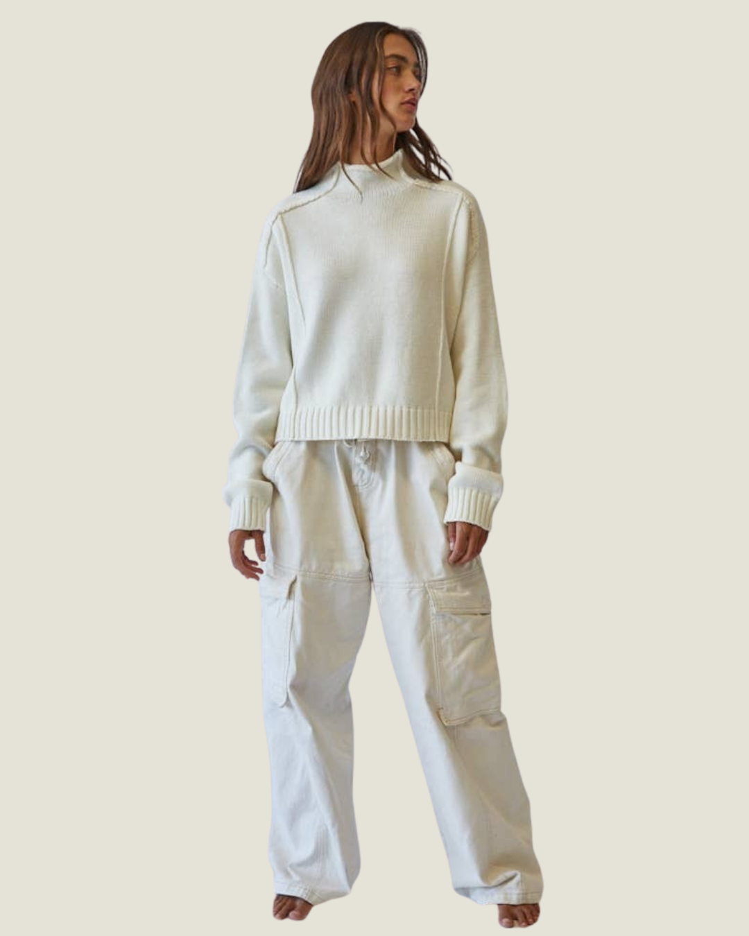 Catherine Mock Neck Sweater