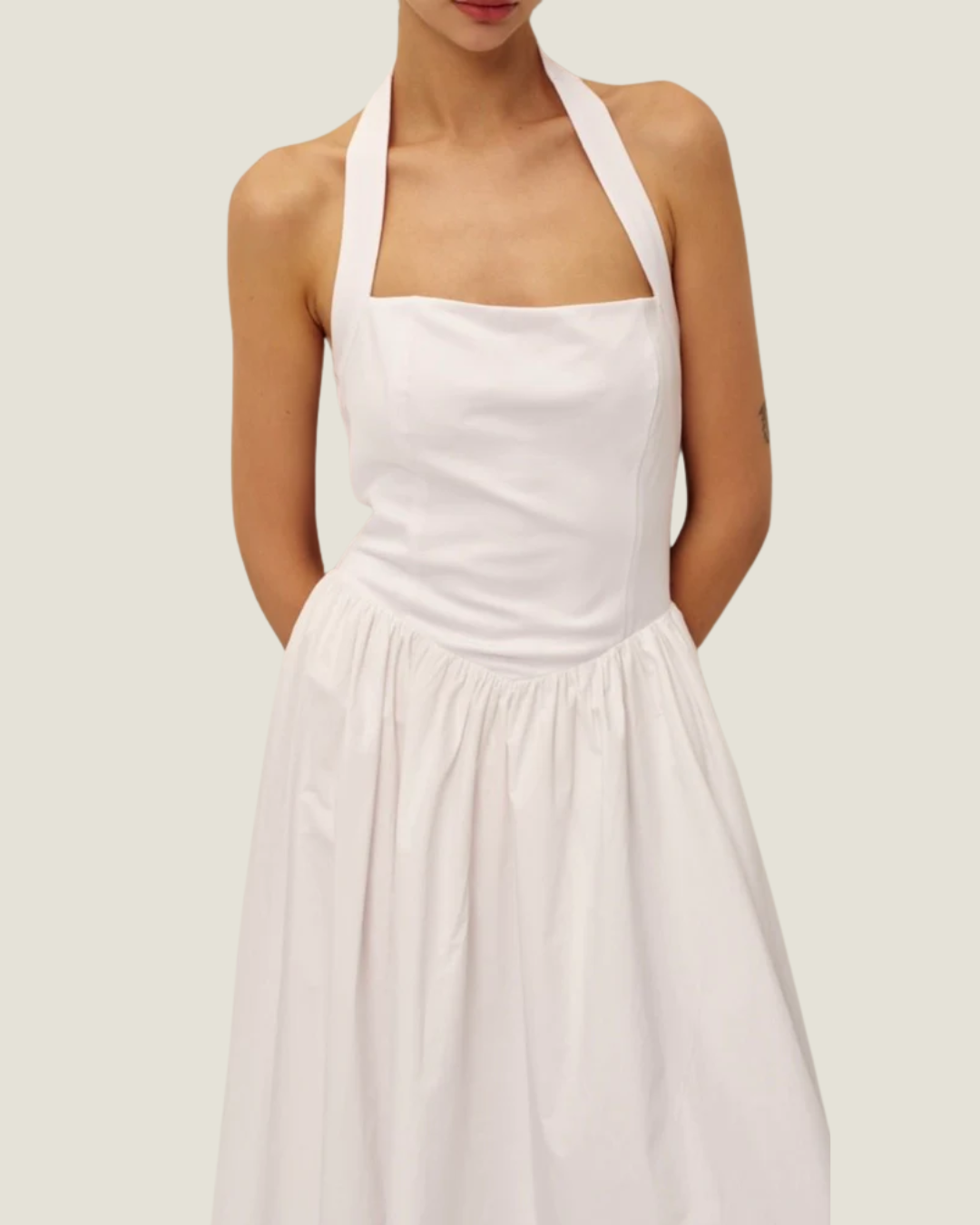 Hanni Halter Midi Dress