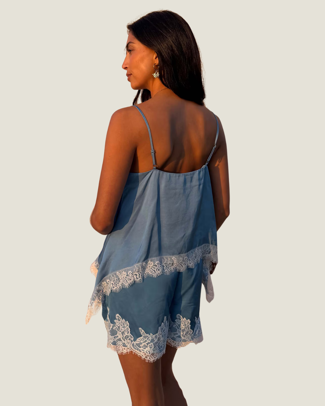Blue Lace Swing Cami