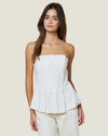 Bryn Strapless Structured Top