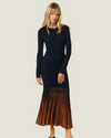 Black Long Sleeve Maxi Dress