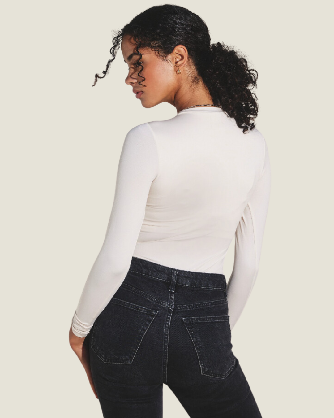 The Julia: Long Sleeve High Neck Bodysuit