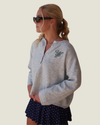 Naples Polo Club Knit Oversized Henley Sweater