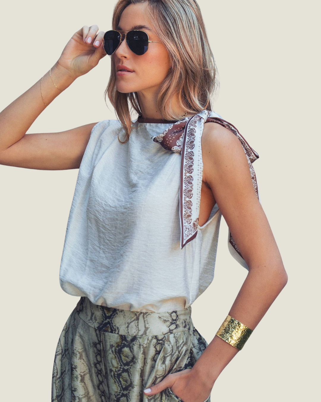 Cameron Tie Shoulder Blouse