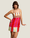 Lauryn Dress Bright Stripe