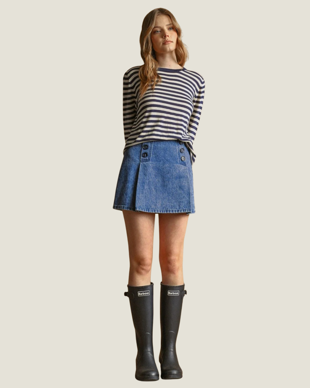 Lennox Denim Mini Skirt