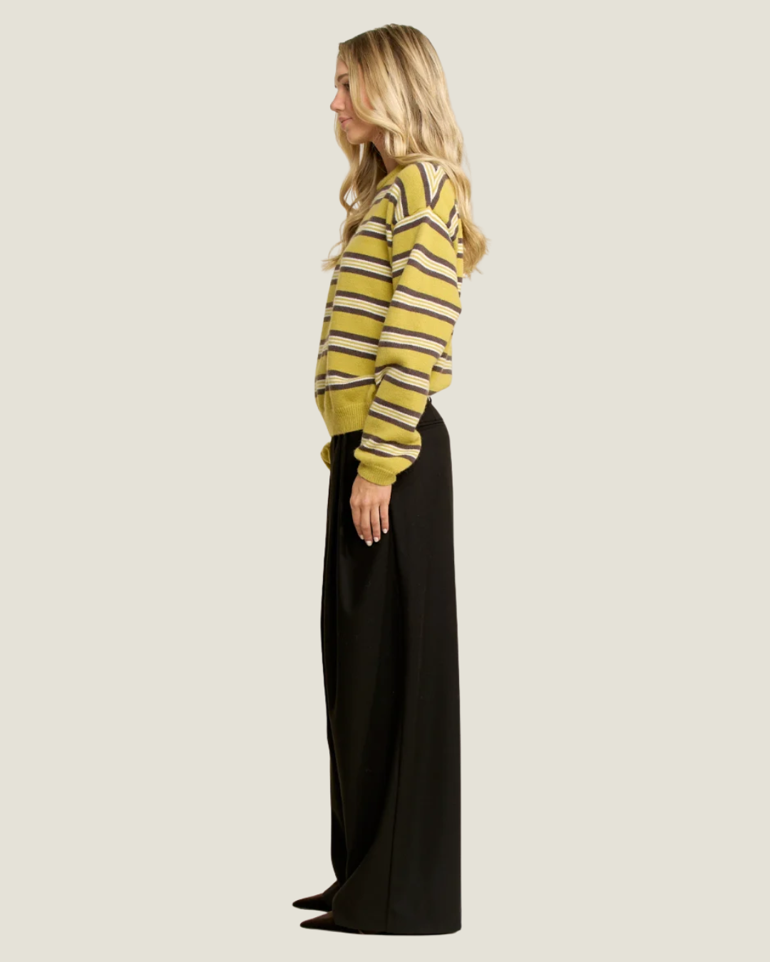 Bonnie Crewneck Striped Sweater