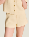 The Greta: Tweed Mini Shorts