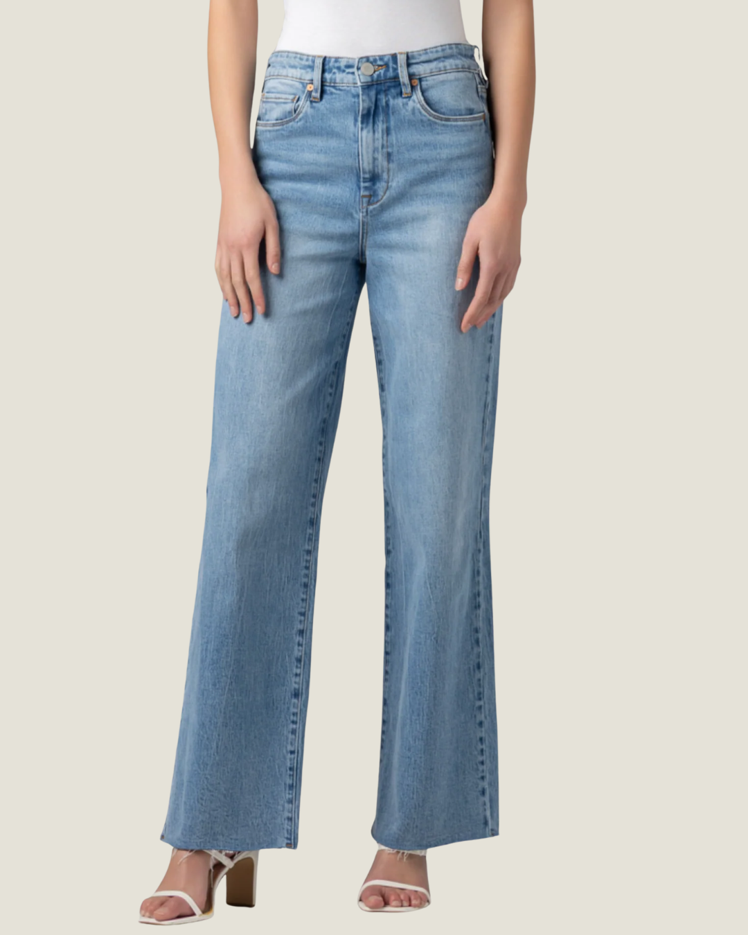 Carolyn High Rise Wide Leg Jeans