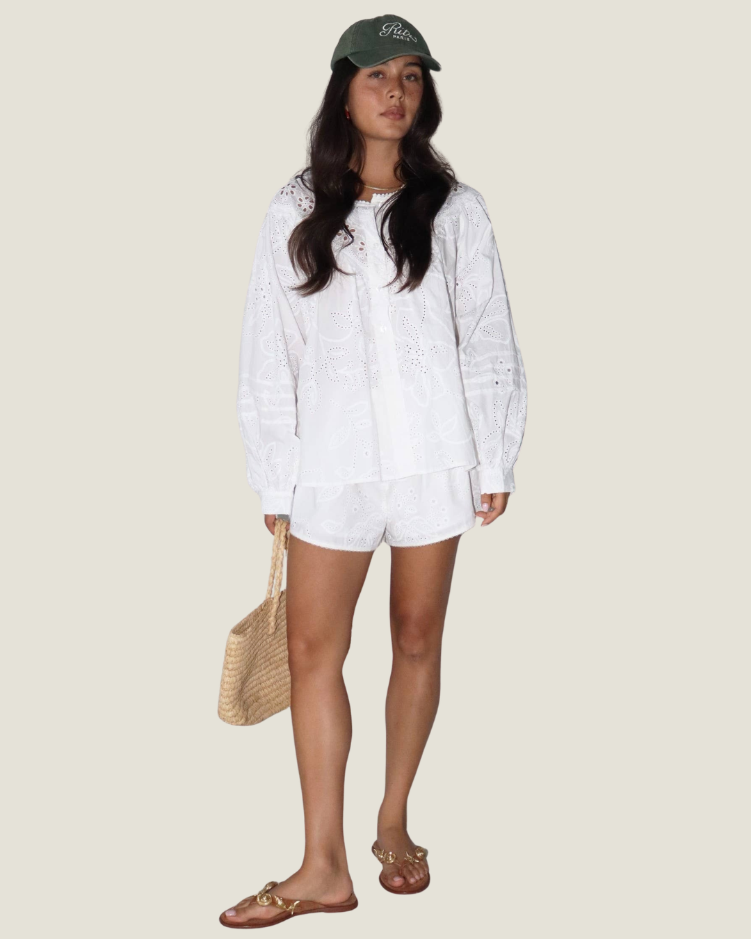 Nellie Eyelet Shorts