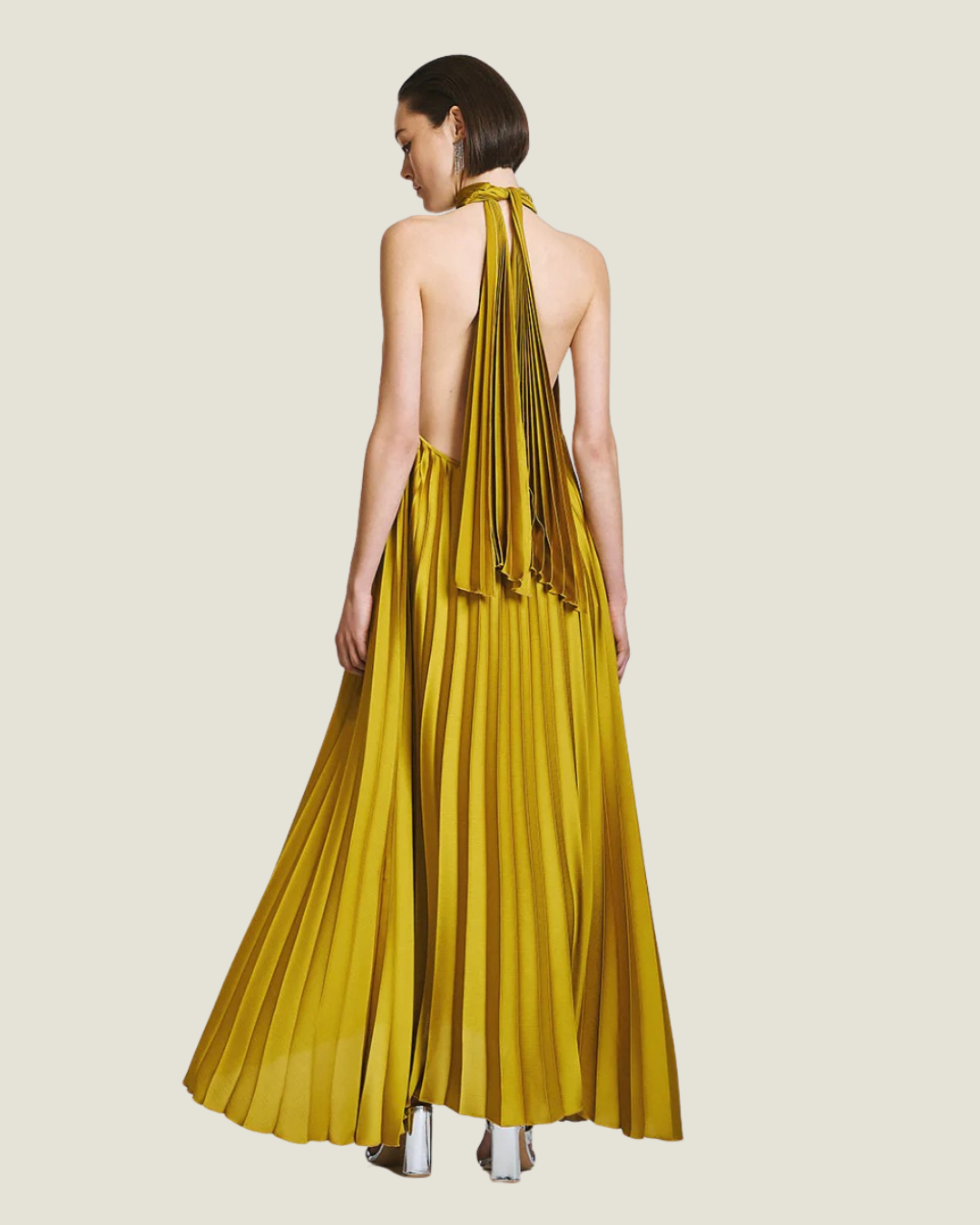 Aurelia Pleated Maxi Dress