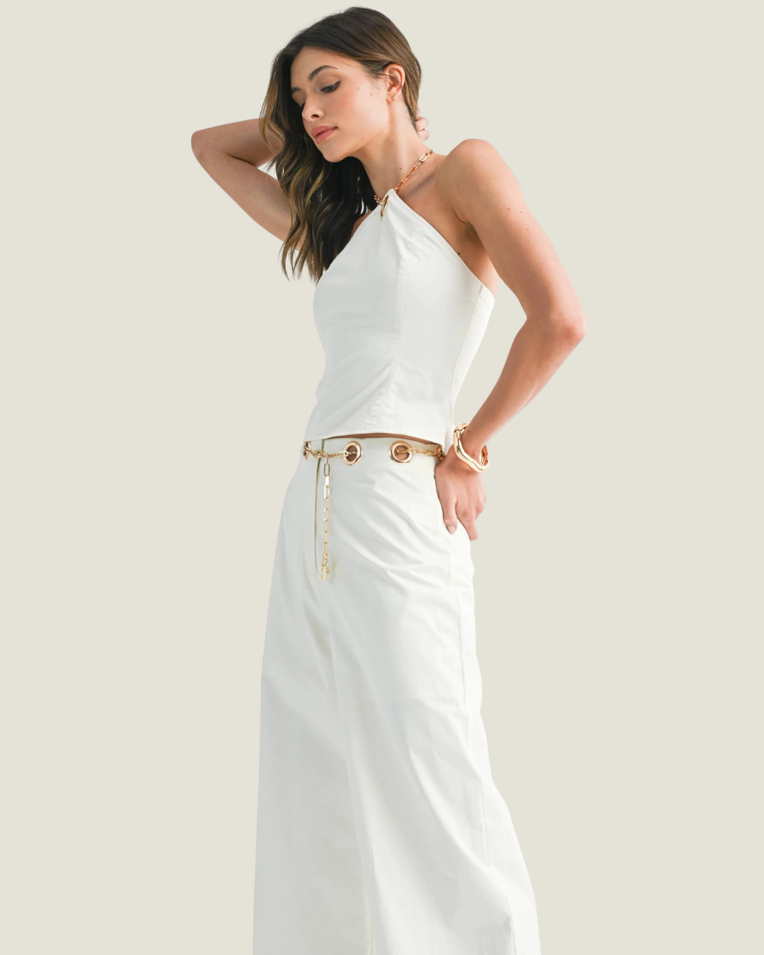 Hadley Chain Belt Trousers