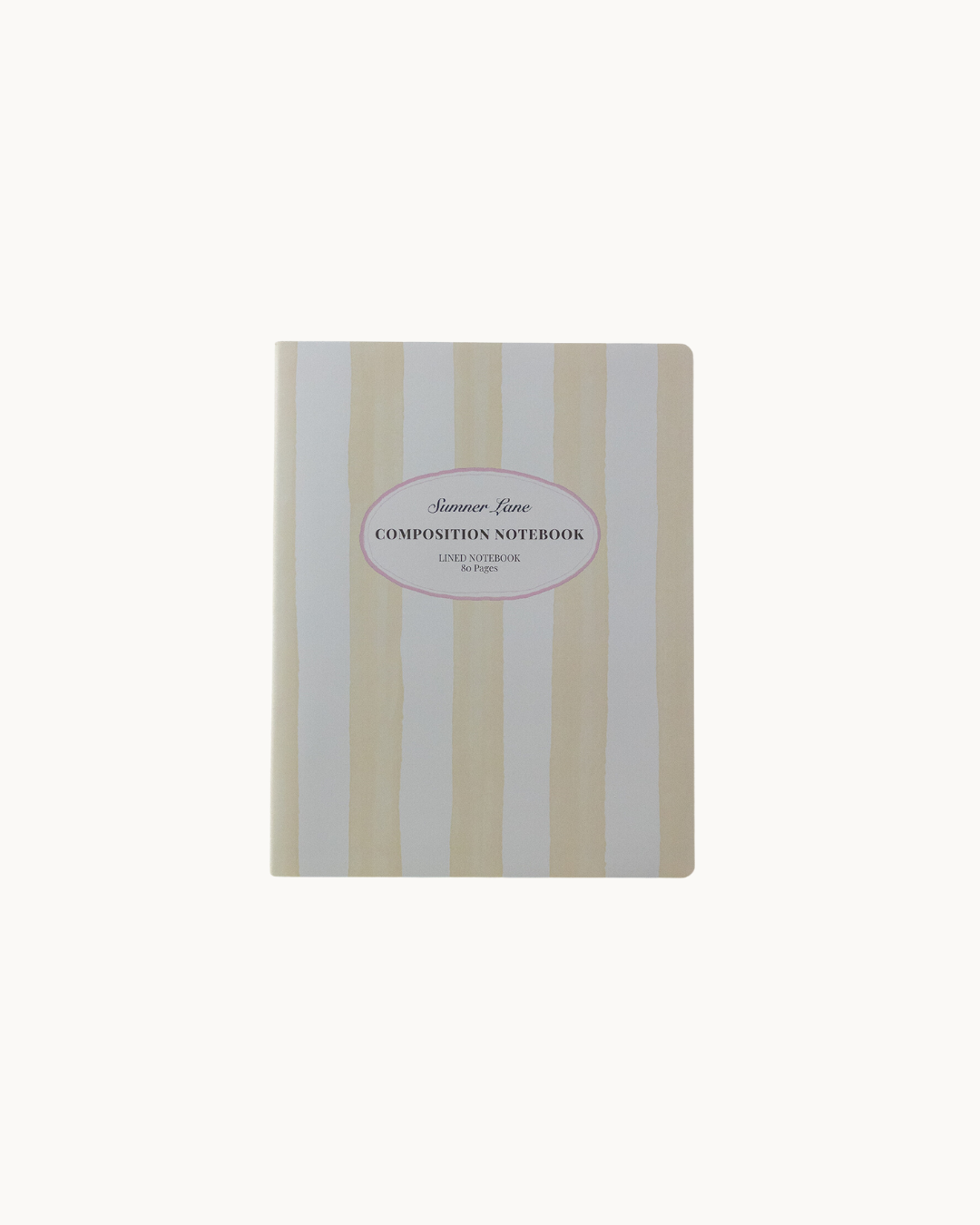 Yellow Stripes Composition Notebook