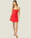 The Roux: Strapless Mini Dress