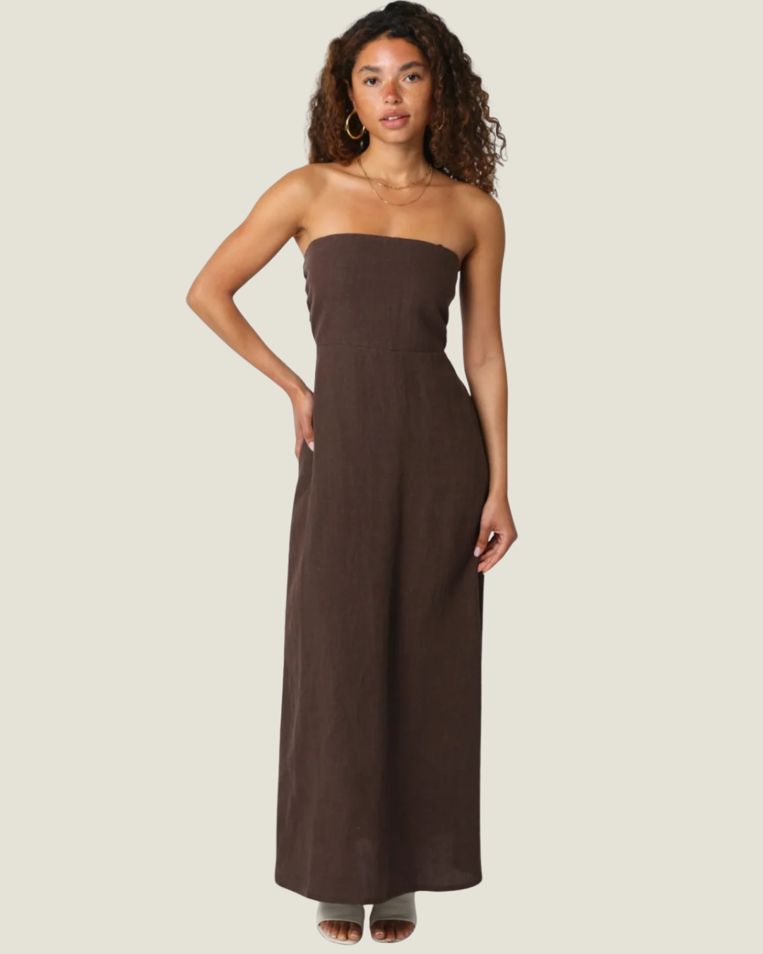 Irise Linen Maxi Dress