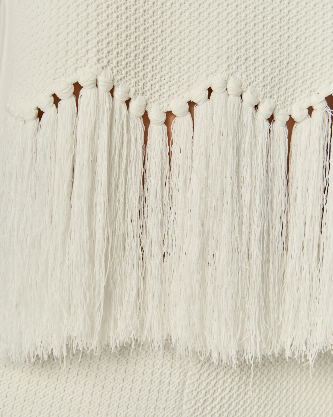 Paisley Fringe Knit Top