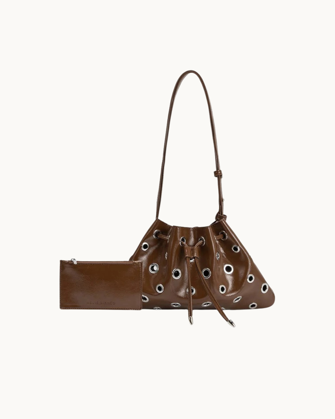 Paloma Chocolate Recycled Vegan Shoulder Bag