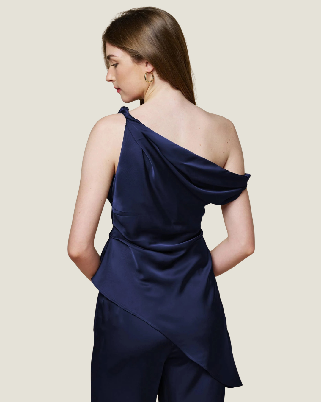 Emilia Off Shoulder Asymmetrical Blouse