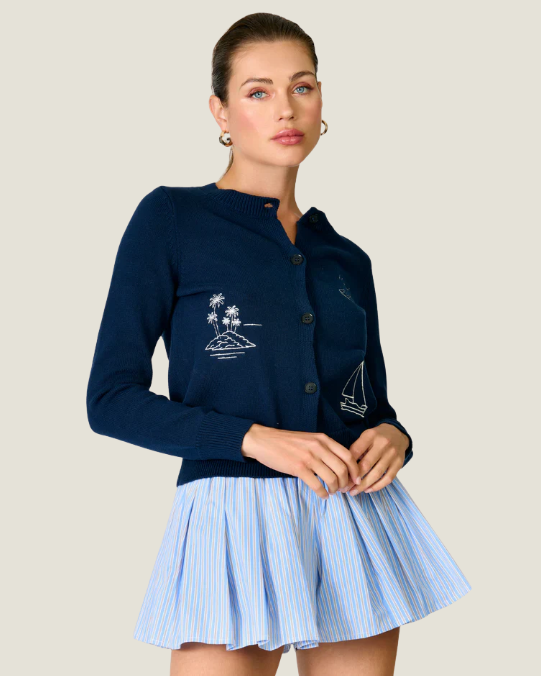 Mooring Nautical Cardigan