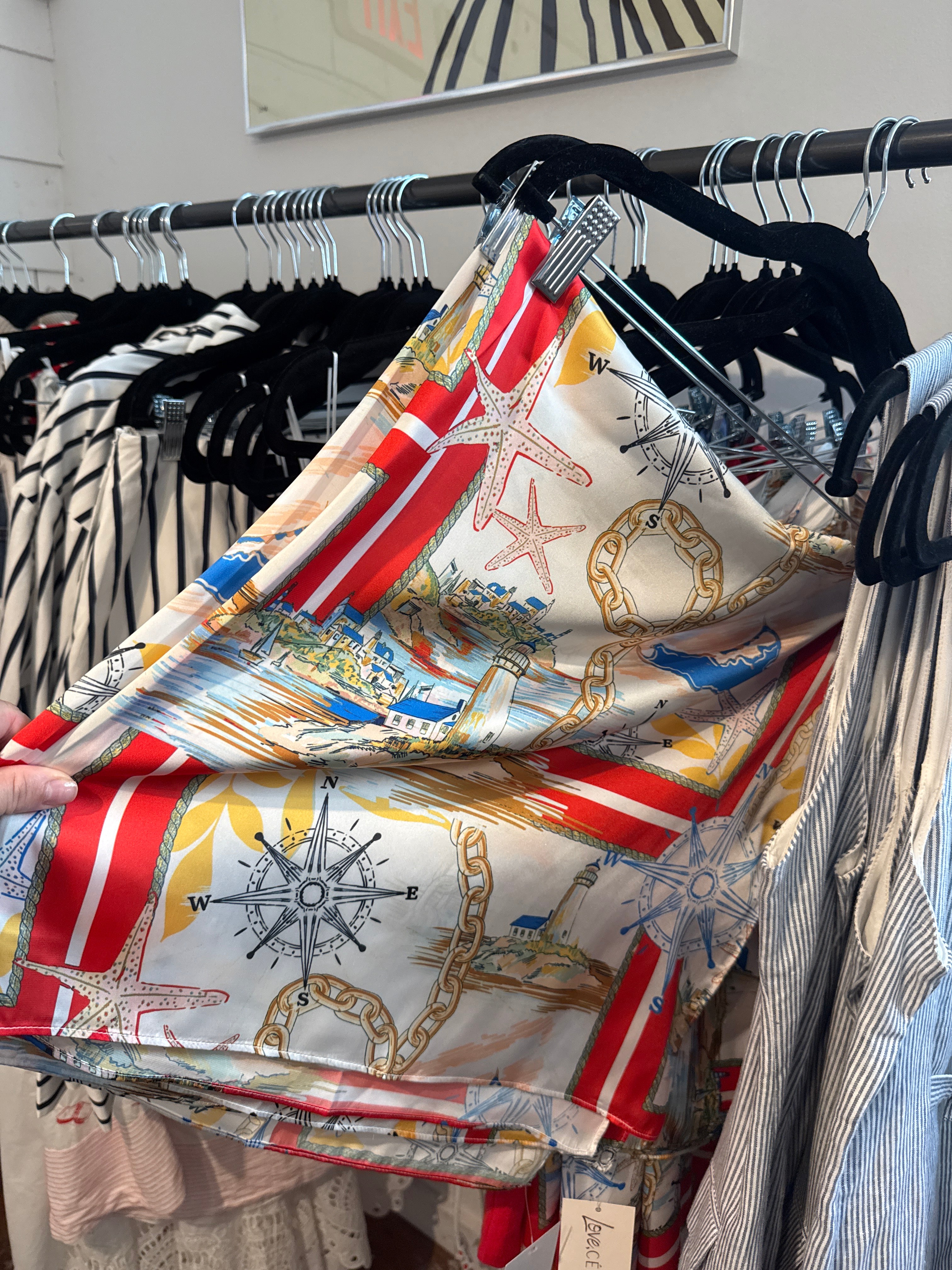 Atlantic Satin Scarf