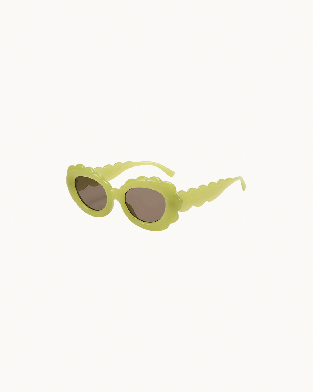 Lilah Polarized Sunglasses: Pear Green / Polarized