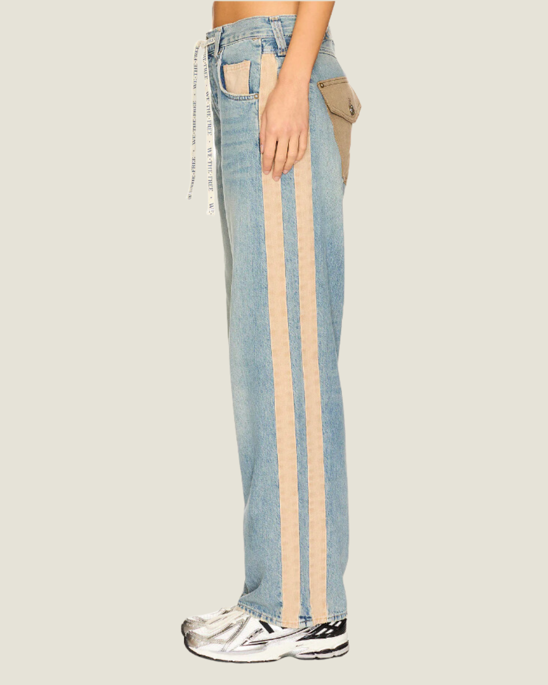 Zambi Slouchy Jean with Tie Waist